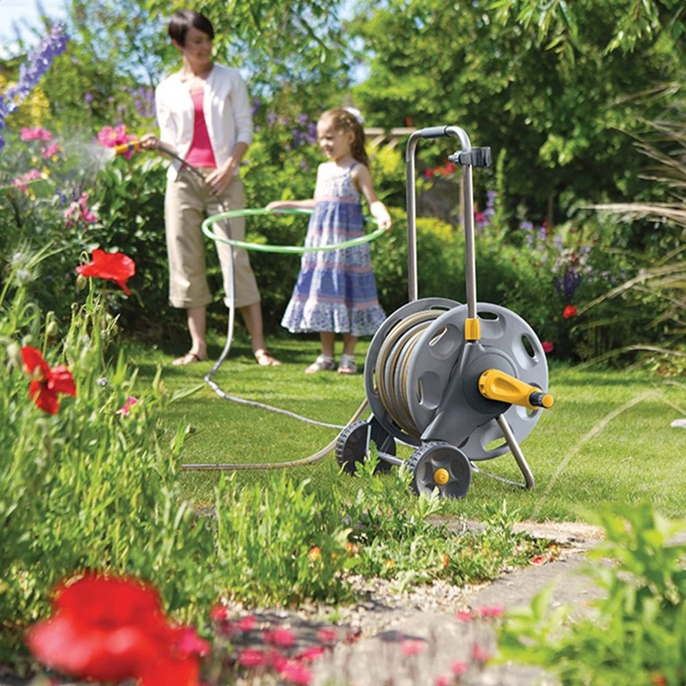 Hozelock Assembled Hose Cart With 30m Hose 4 Hozelock Assembled Hose Cart With 30m Hose - Image 2