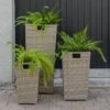 LG Outdoor Monaco Sand Set Of 3 Nested Planters -Garden Care Sale Store 46946 2288