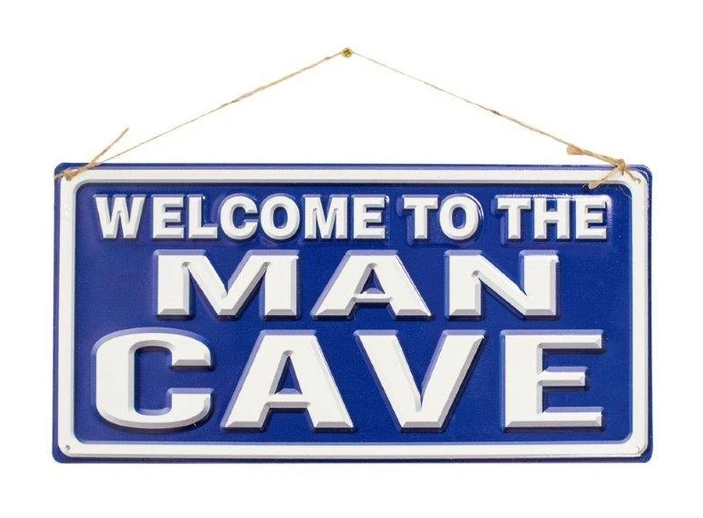 La Hacienda Welcome To The Man Cave Garden Sign 3 La Hacienda Welcome To The Man Cave Garden Sign