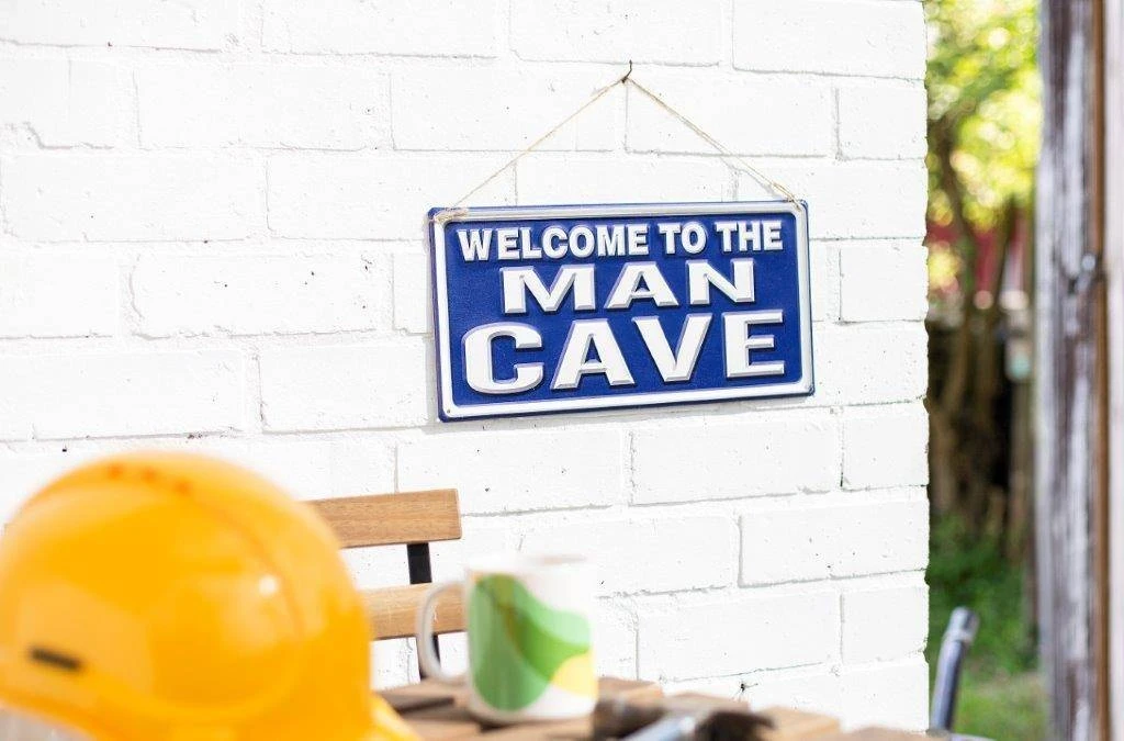 La Hacienda Welcome To The Man Cave Garden Sign 4 La Hacienda Welcome To The Man Cave Garden Sign - Image 2