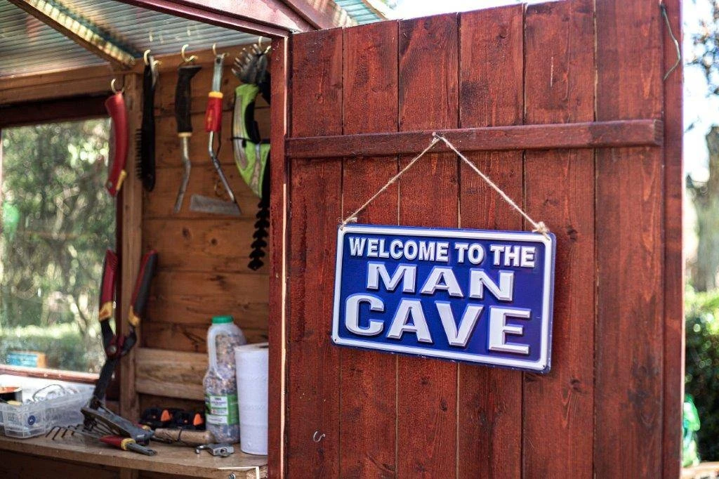 La Hacienda Welcome To The Man Cave Garden Sign 5 La Hacienda Welcome To The Man Cave Garden Sign - Image 3