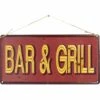 La Hacienda Bar & Grill Garden Sign -Garden Care Sale Store 47042 2123