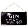 La Hacienda Gin & Bear It Garden Sign
