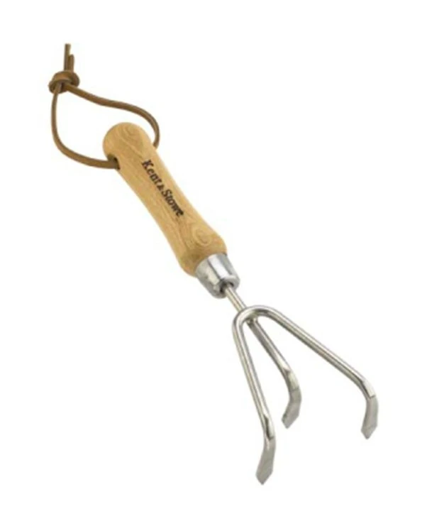 Kent & Stowe Stainless Steel Hand 3 Prong Cultivator 3 Kent & Stowe Stainless Steel Hand 3 Prong Cultivator
